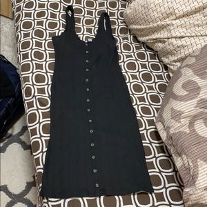 American eagle black midi dress.